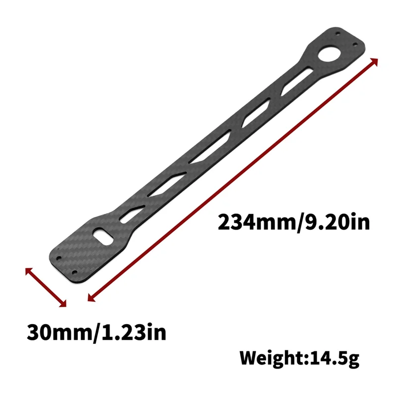 Koolstofvezel Tweede Vloer Board Plaat voor TT02 TT02B TT-02 TT-02B 1/10 RC Auto Upgrades Onderdelen Accessoires