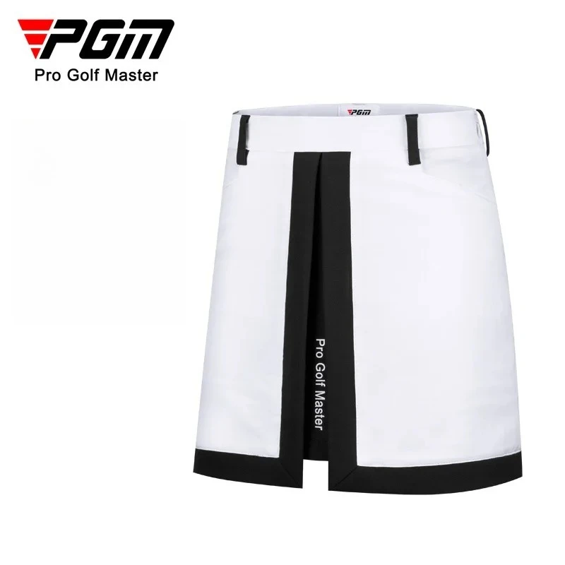

Женская юбка для гольфа PGM, спортивные юбки с разрезами и защитной подкладкой от разводов, одежда для гольфа для женщин XS/XL QZ079