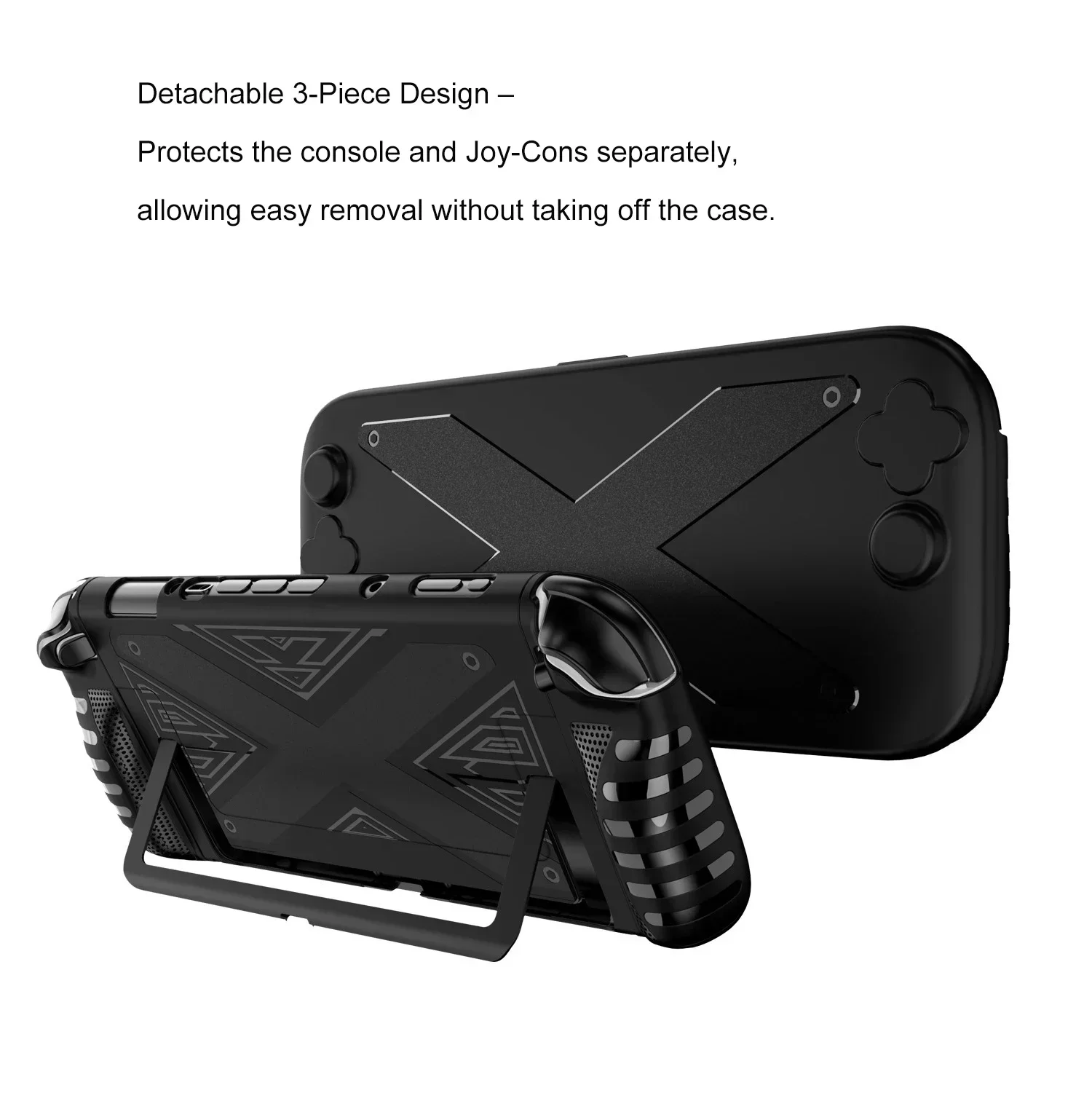 4-in-1 Set Anti-Drop & Dustproof 360° Protection Cases For Switch 2 Console & Joy-Con with Screen Cover for Switch 2 Accessories