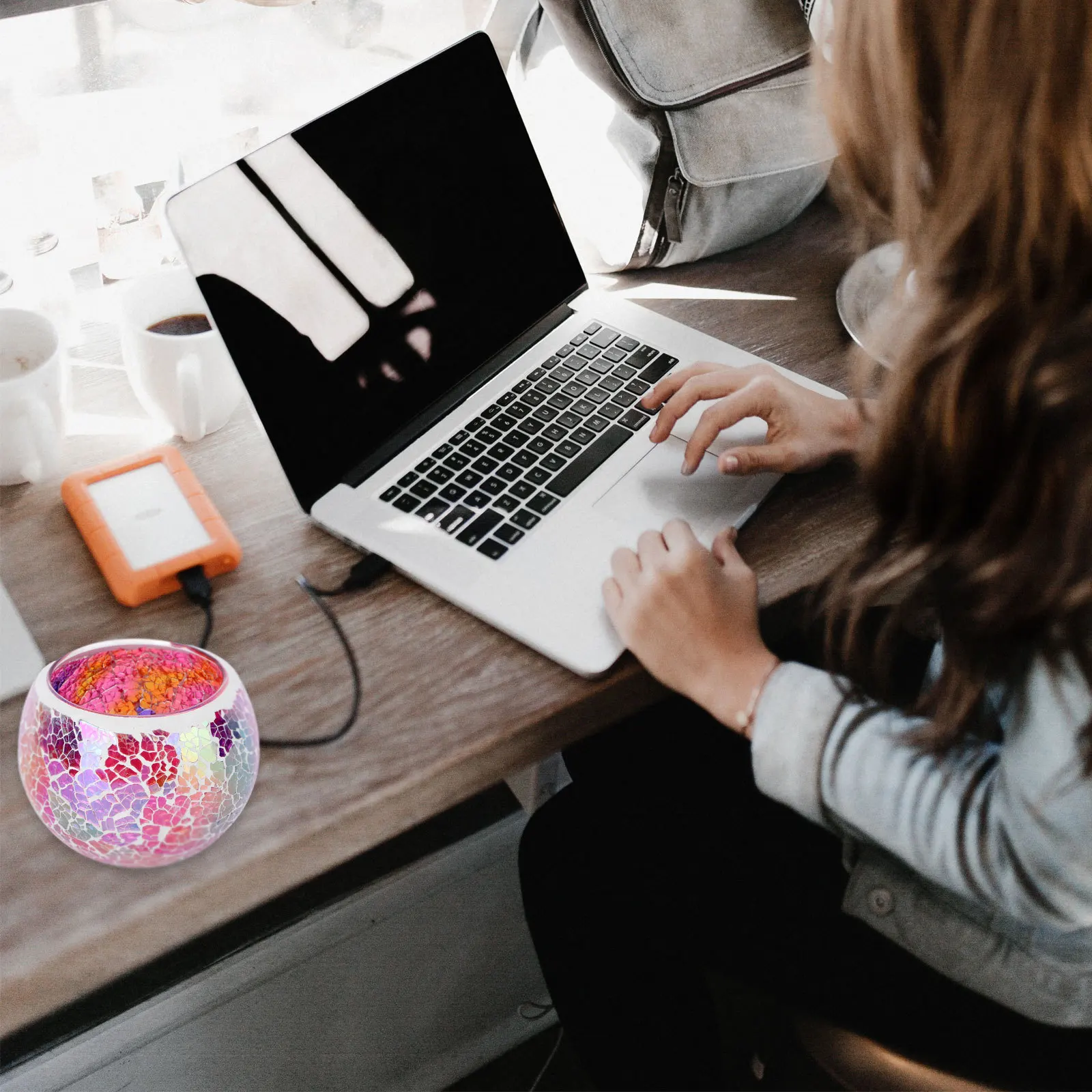 

Crystal Holder Practical Stylish Glass Candlestick Home Storage Container Decorative Candleholder Use