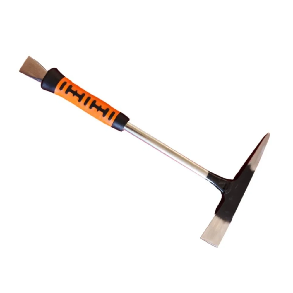 Industrial Strength Chipping Hammer with Full Length Tempered Head and Comfort Oriented Handle Design for Users