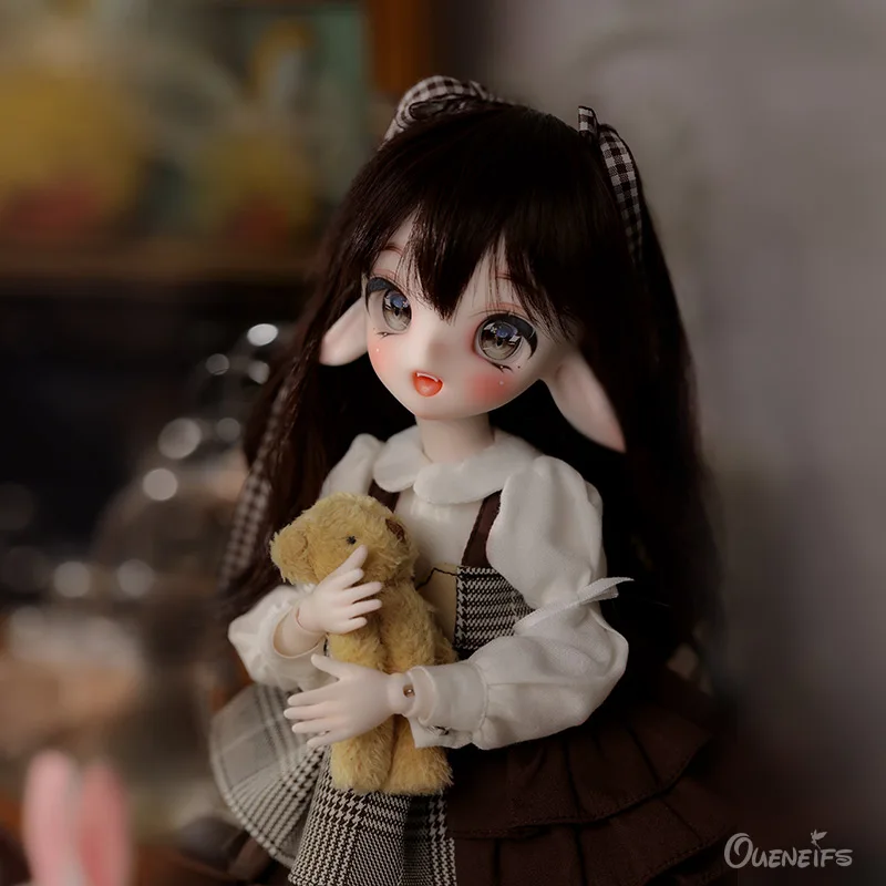 

Machako BJD Doll 1/6 UT Body 29.3cm Long Ears Fullset Art Fashion Toys for Girls Gifts YOSD Cute Doll