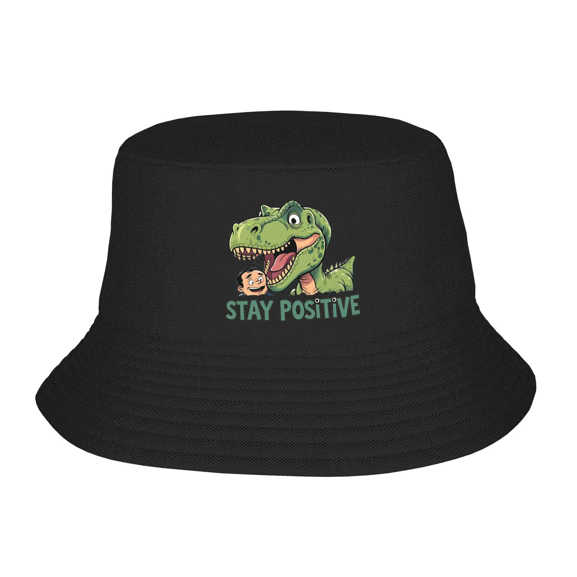 

Забавная наклейка с изображением динозавра T-Rex, панама, шляпа-ведро, уличная шляпа для лета, пляжной рыбалки, унисекс, рыбацкие шапки