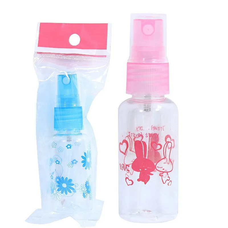 30/50/75ml Portable Refillable Bottles Transparent Plastic Perfume Atomizer Mini Empty Spray Bottle Portable Travel Accessories