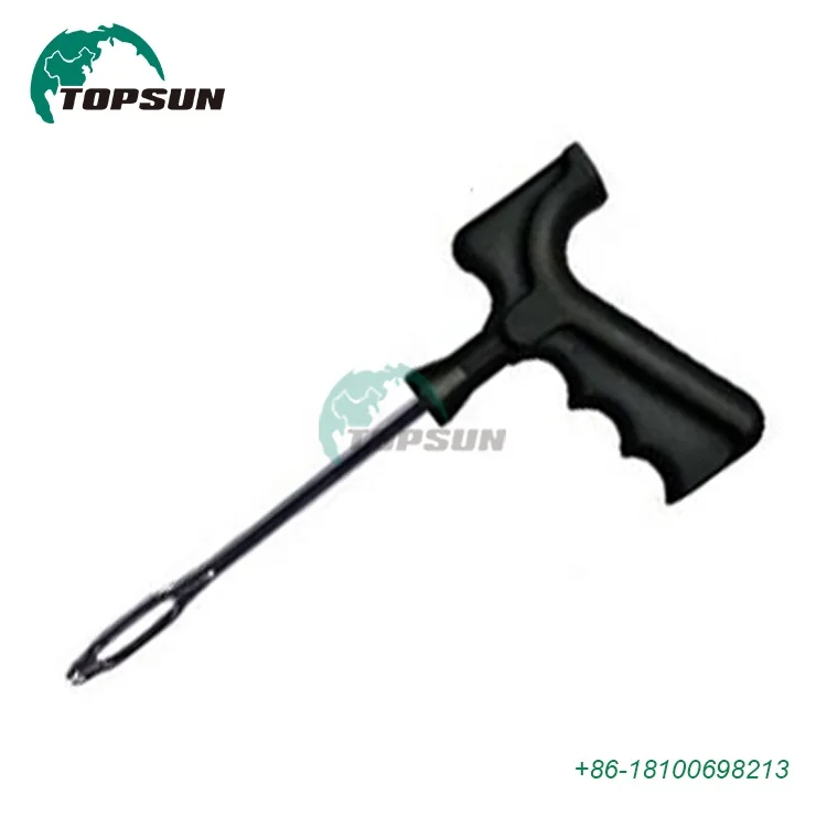 TST-N1-13 Pistol Grip Handle Split-Eye Needle Tire Repair Tool