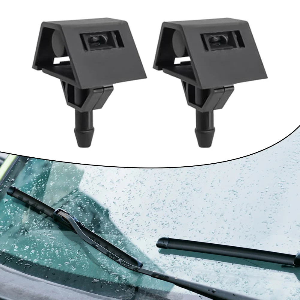 2PCS Auto Scheibenwaschdüsen Wischer Waschmaschine Spray Jet Für Nissan Für Qashqai Frontscheibe Spray Düse