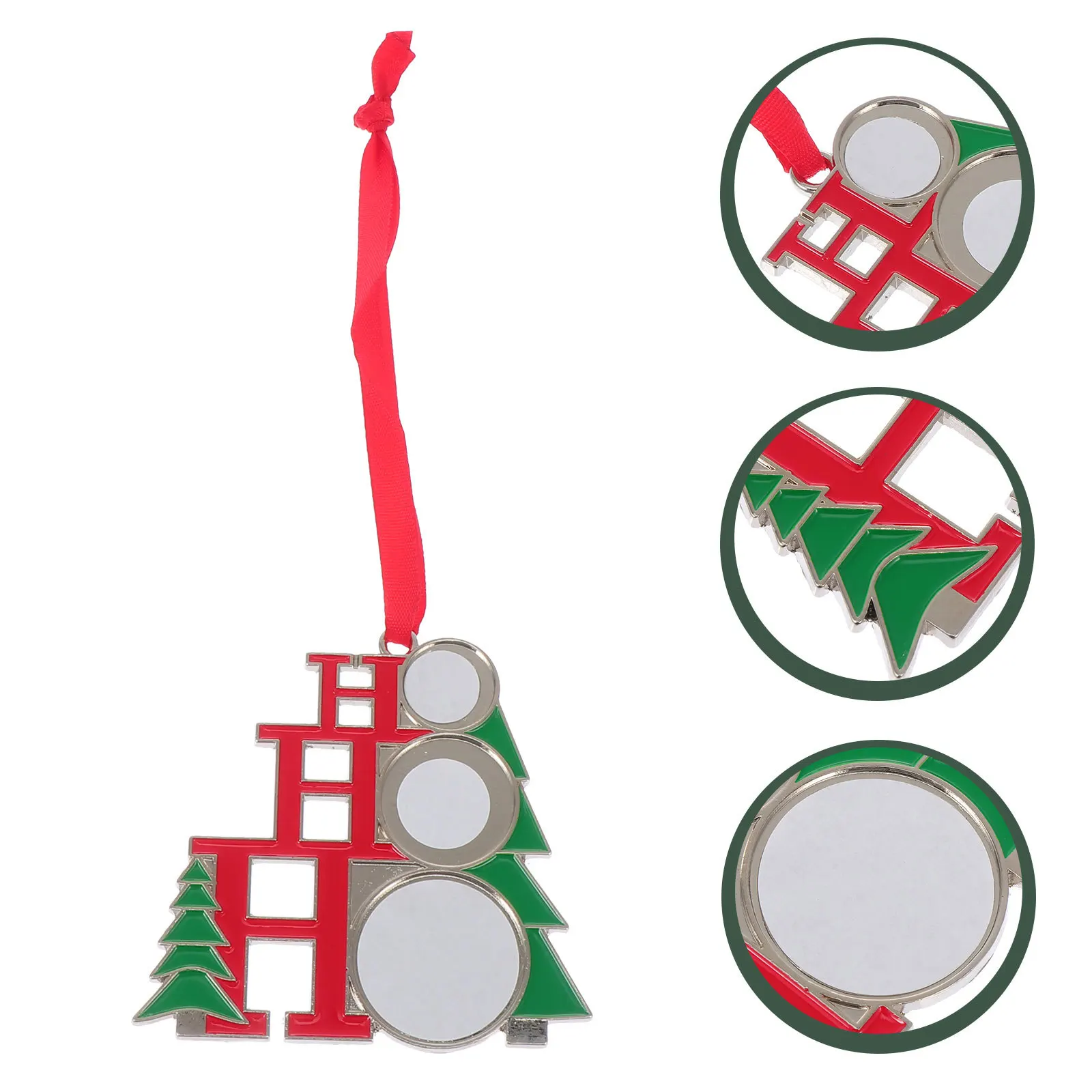 

1Pcs Festive Photo Frame Decoration DIY Picture Hanging Ornament for Christmas Tree Window Wall Xmas Party Use Photo Frame Decor