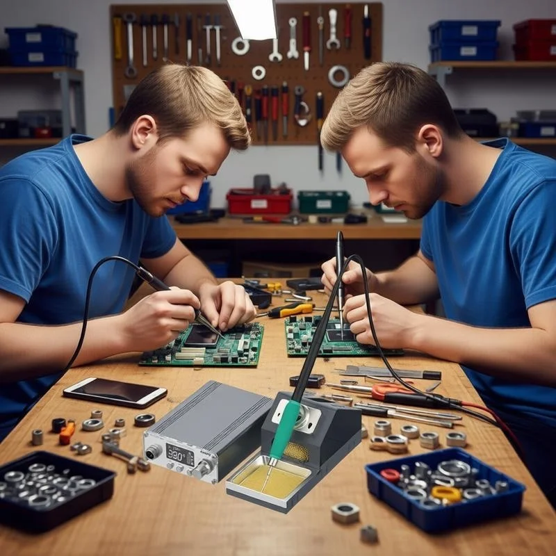 

Интеллектуальный паяльник с калибровкой температуры для электронного DIY-ремонта с функцией автоматического включения/выключения и безопасной эксплуатацией