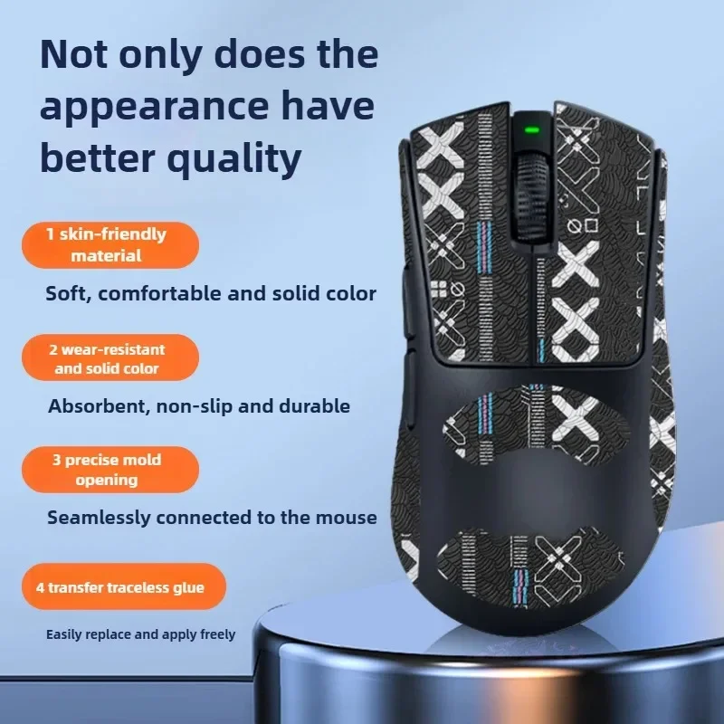 

Premium Ultrathin Mouse Grip Tape ，For Razer Deathadder V4 Pro – Ultraglide Anti-Slip Sweat-Resistant