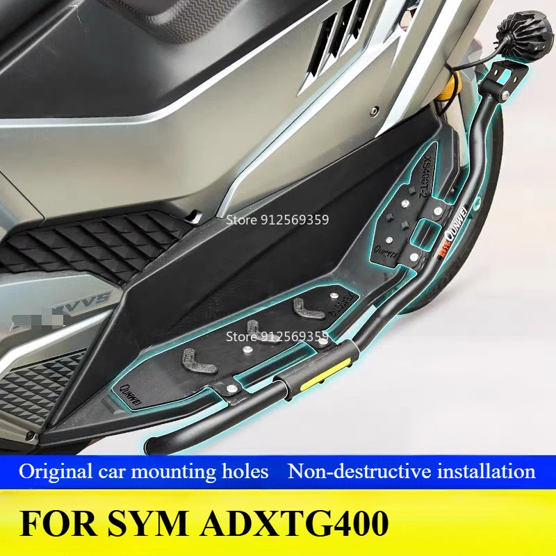 

Motorcycle Equipments Parts Accessories FOR SYM ADXTG400 400 ADXTG Protection Bumpers Anti-drop protective bar Foot pedal MOTO