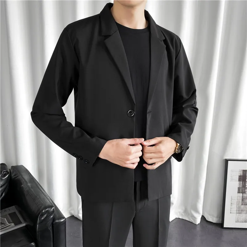 S824 autumn large size suit groom best man suit casual loose jacket