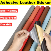 Self Adhesive Leather for Sofa Repair Patch Furniture Table Chair Sticker Seat Bag Shoe Bed Fix Mend PU Artificial Leather Skin