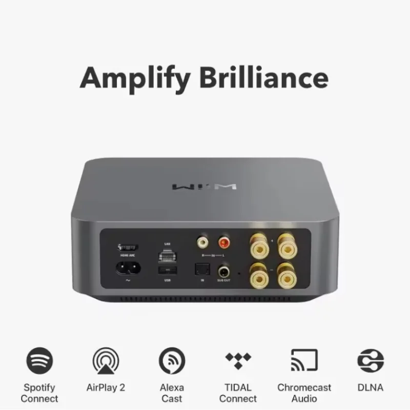 Popular. Multiroom Streaming Amplifier with AirPlay 2, Chromecast, Voice Control – Stream Spotify, Music, Tidal & More
