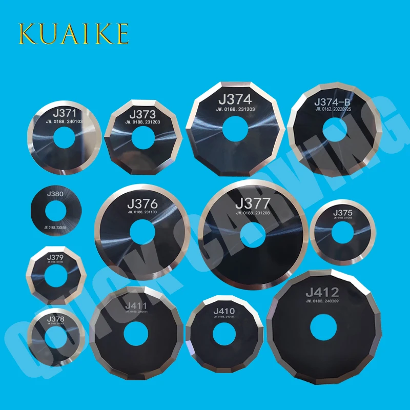 10PCS JWEI Router Cutter Cutting Blade Cnc Round Blade J371 J373 J374 J375 J376 J378 J379 J380 J410 J411 J412 J374-B