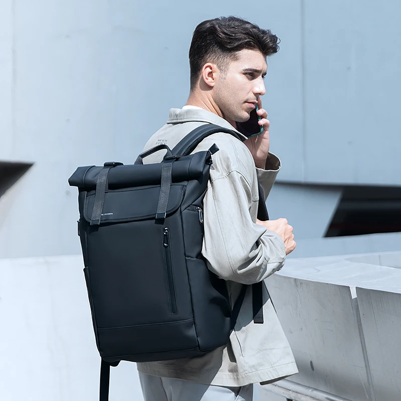 Mark Ryden Rolltop Mochila De Viagem, Saco De Grande Capacidade, Expansão Fits 17.3 \