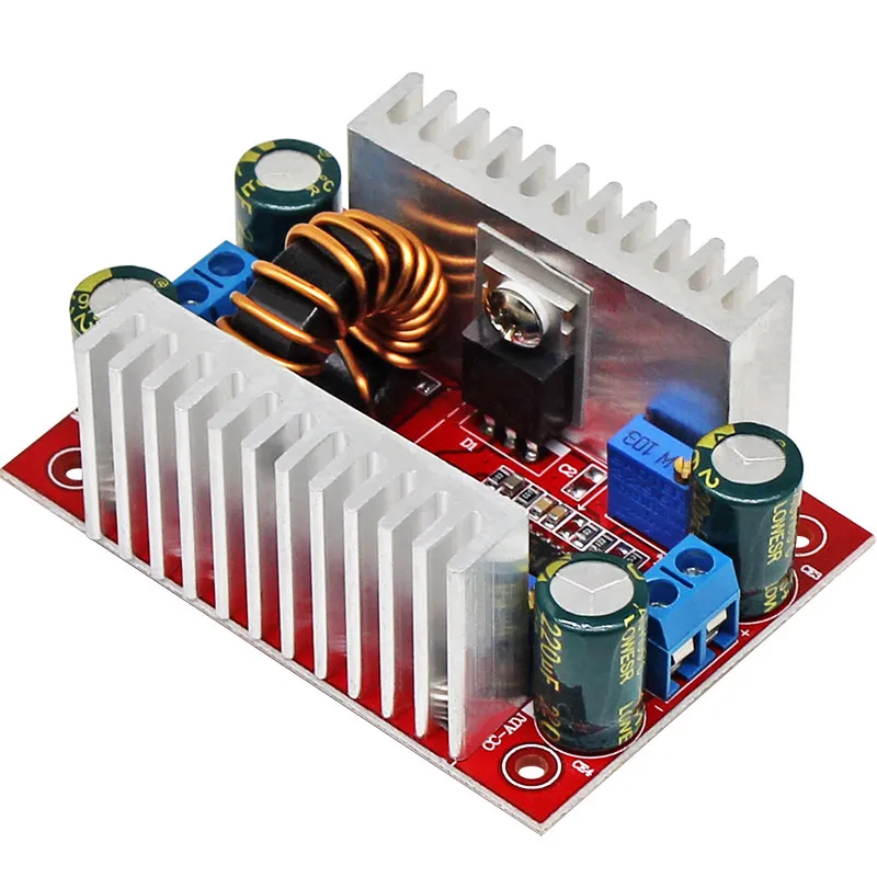 Power Board for 400W High Power DC-DC Boost Module, Constant Voltage Constant Current LED Driver Laptop Battery Charger