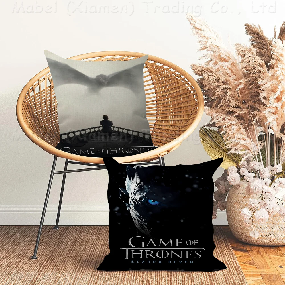 G-Game-Of-Thrones Cushion Cover Inches Farmhouse Decor Home Throw Pillow Covers For Couch Decorations