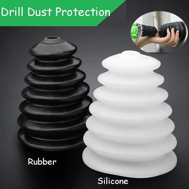 

Portable Dust Cupdrill Dustproof Rubber Silicone Coverhammer Dust Covercollector Bowldrill Tool Accessories