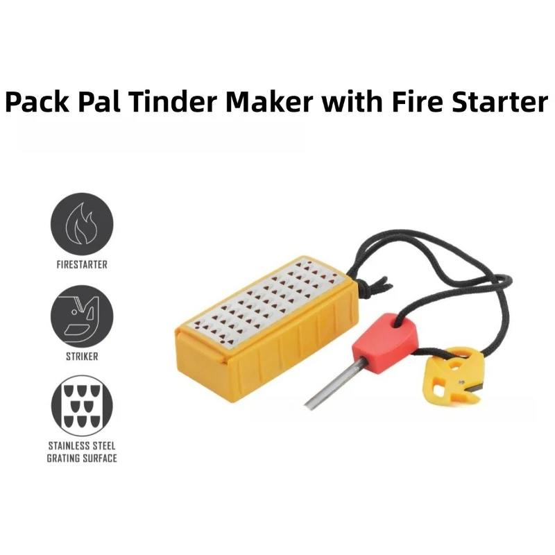 

New Lightweight Tinder Maker with Fire Starter Portable Outdoor Survival Tool Emergency Tinder Making Cigarette Accessories Tool