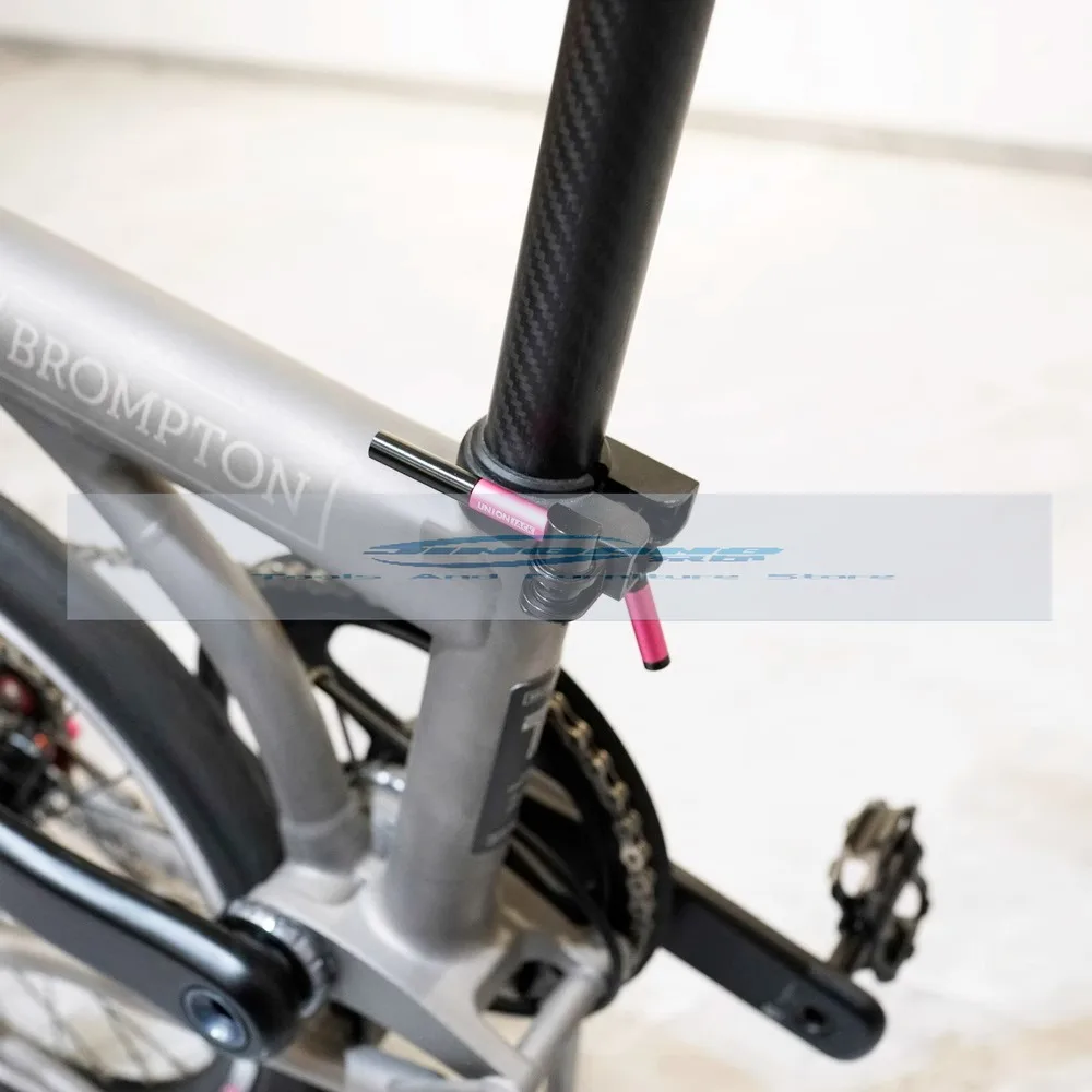 

UnionJack small cloth folding car modified Tx4 series titanium alloy seat rod clip seat rod folding buckle multi-color matching