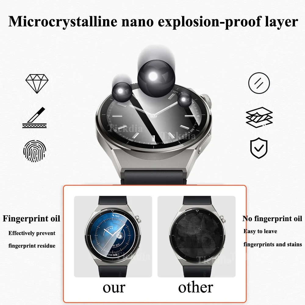 화웨이 시계 GT 3 프로 유리 3D 소프트 프로텍터 필름 화웨이 GT3 프로 GT3 46mm 43mm