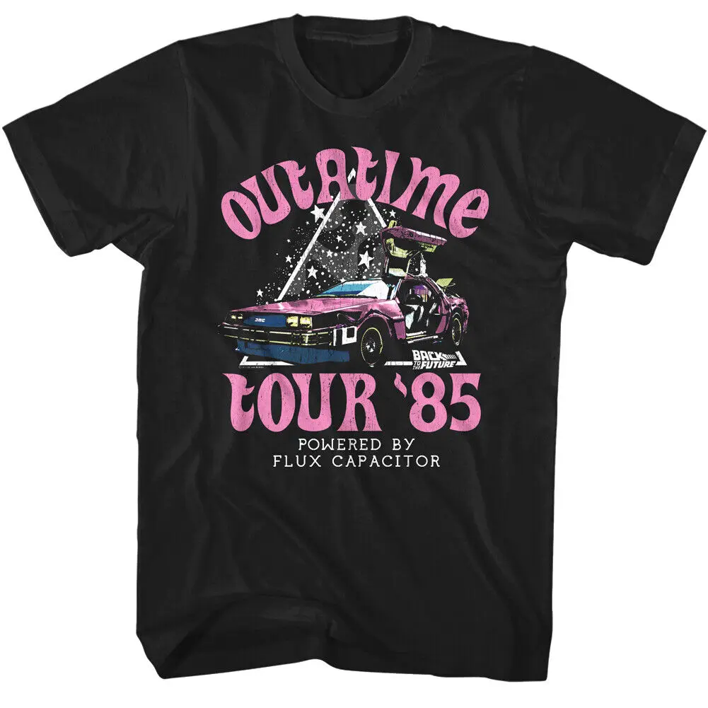 85 Outatime Tour by Flux Capacitor Men Äôs T Shirt De LoRean Stars and Sparkles