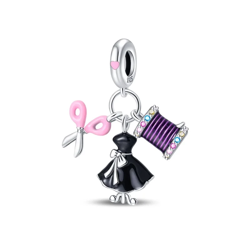 925 Sterling Silver Fashion Master Charm Pendant Fit 3mm Original Bracelet DIY Women Fashion Exquisite Anniversary Jewelry Gifts