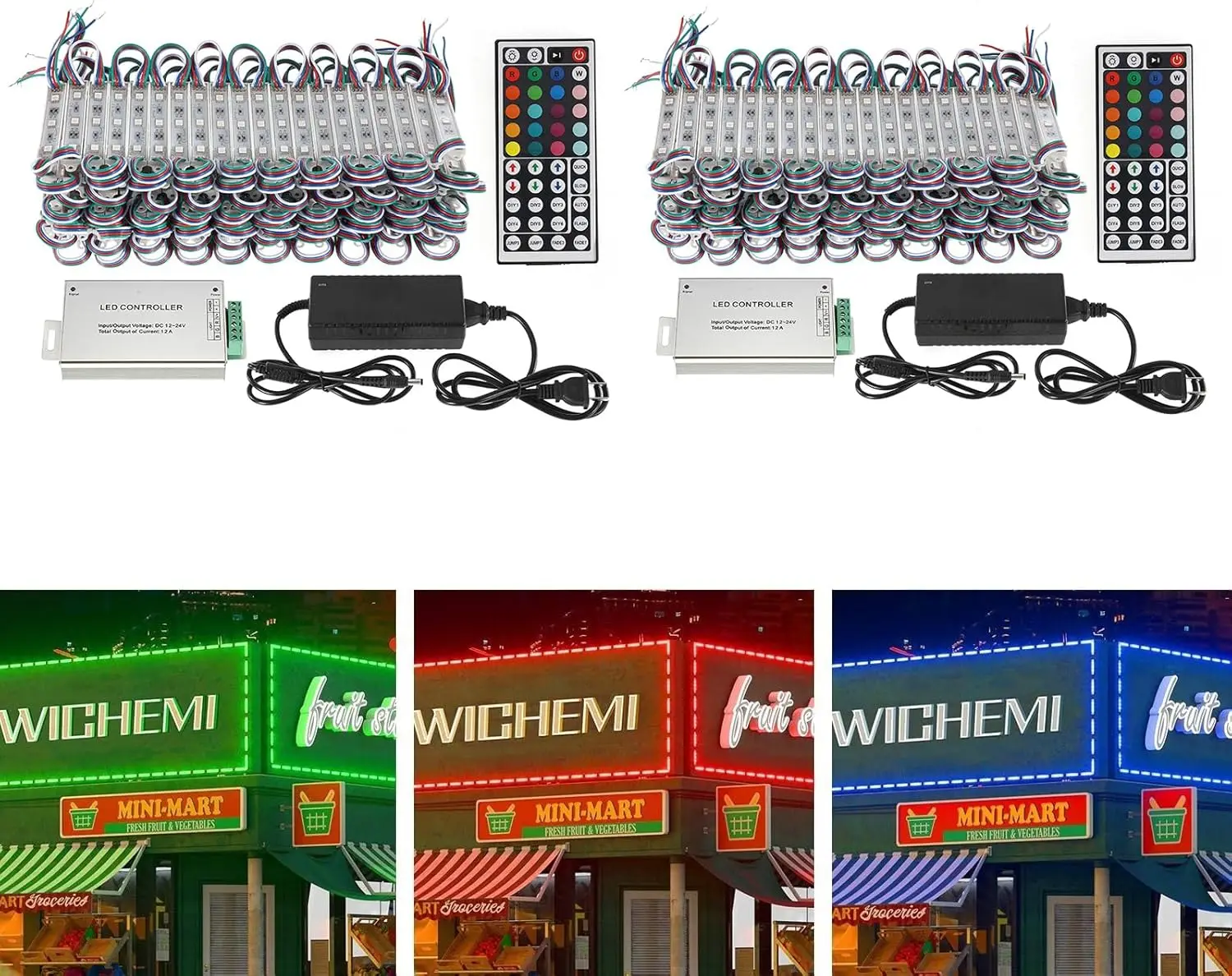 

Storefront LED Lights Bluetooth APP Control LED Modules for Signs LED Strip Lights