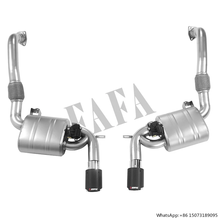 

For 987 Stainless Steel Exhaust System Tail Section Electric Valve Exhaust Pipe High-performance Muffler
