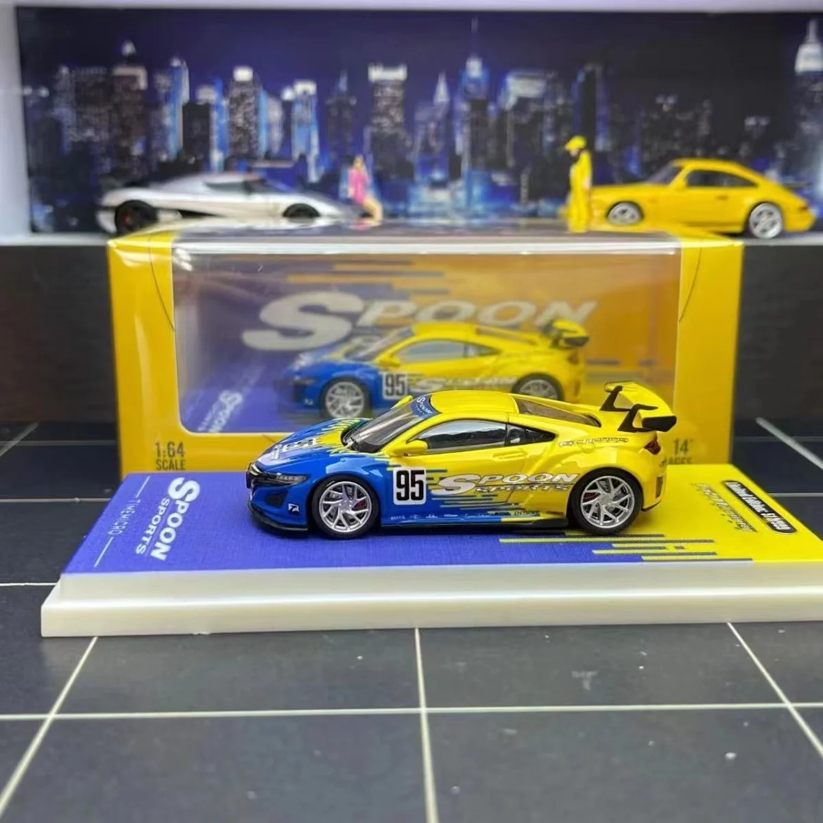 TimeMicro 1:64 NSX Spoon model samochodu ze stopu