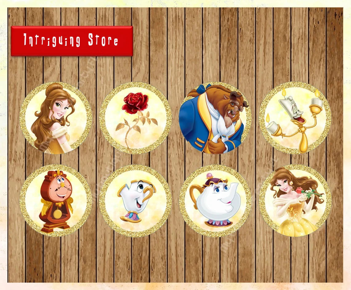 24pcs Disney Belle Princess Reward Stickers for Teacher Supplies  Premium Stickers for Kids Classroom Incentive Stickers Girls