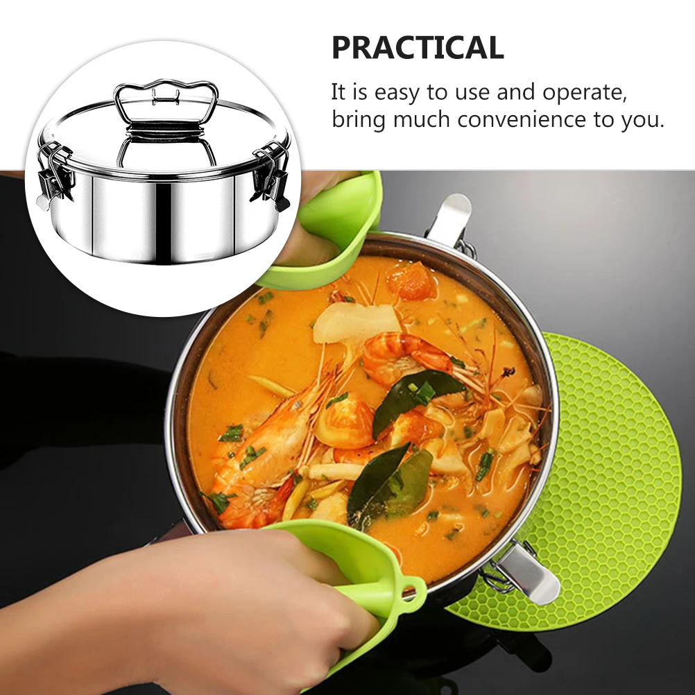 

Stainless Steel Steamer 304 Multifunctional Kitchen Boiler Steam Pot Cooking Mold Practical Space Saving Pressure Cooker Pan