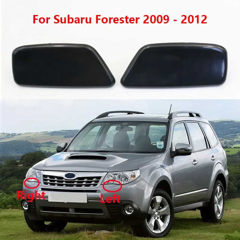 1 Pasang Depan Kiri + Kanan Lampu Washer Spray Nozzle Cover untuk Subaru Forester 2009 2010 2011 2012 OEM 86636SC030 86636SC020