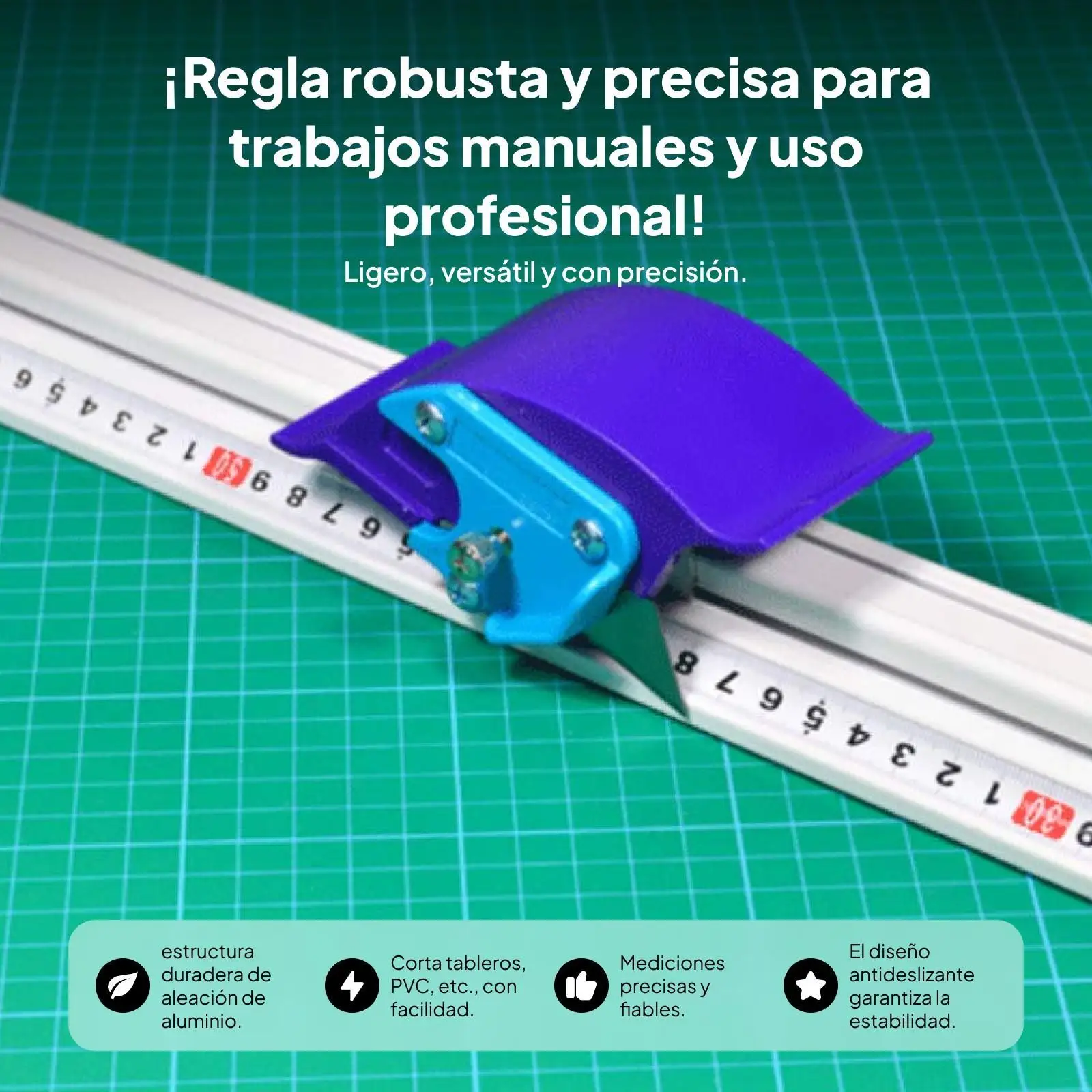 Manual Photo PVC Cutter Ruler Aluminum Alloy Sliding Trimmer for Classroom and Crafts