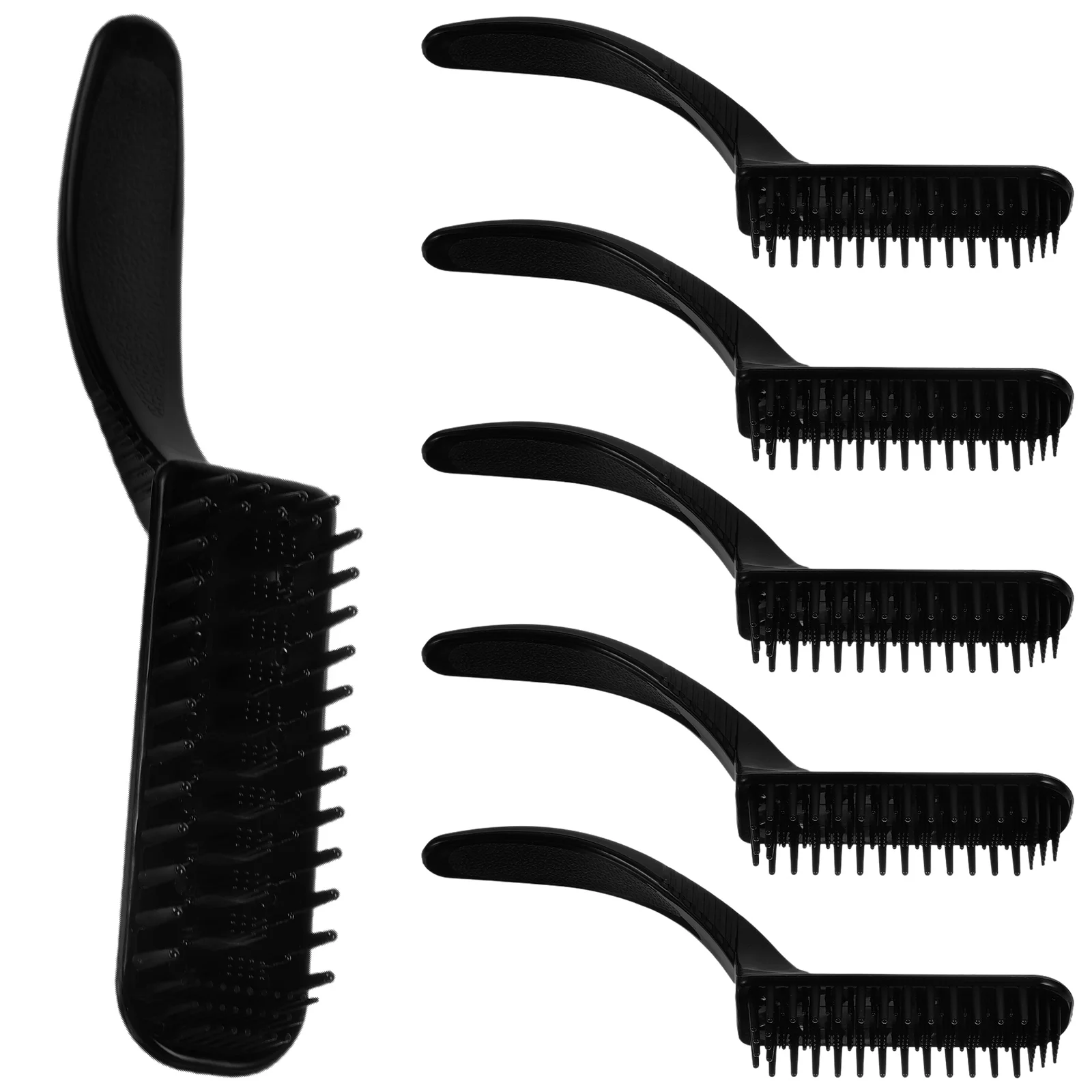 6 Pcs Hair Color Comb Products for Women Kit Dye Brush Combs Salon Tool Highlight Black