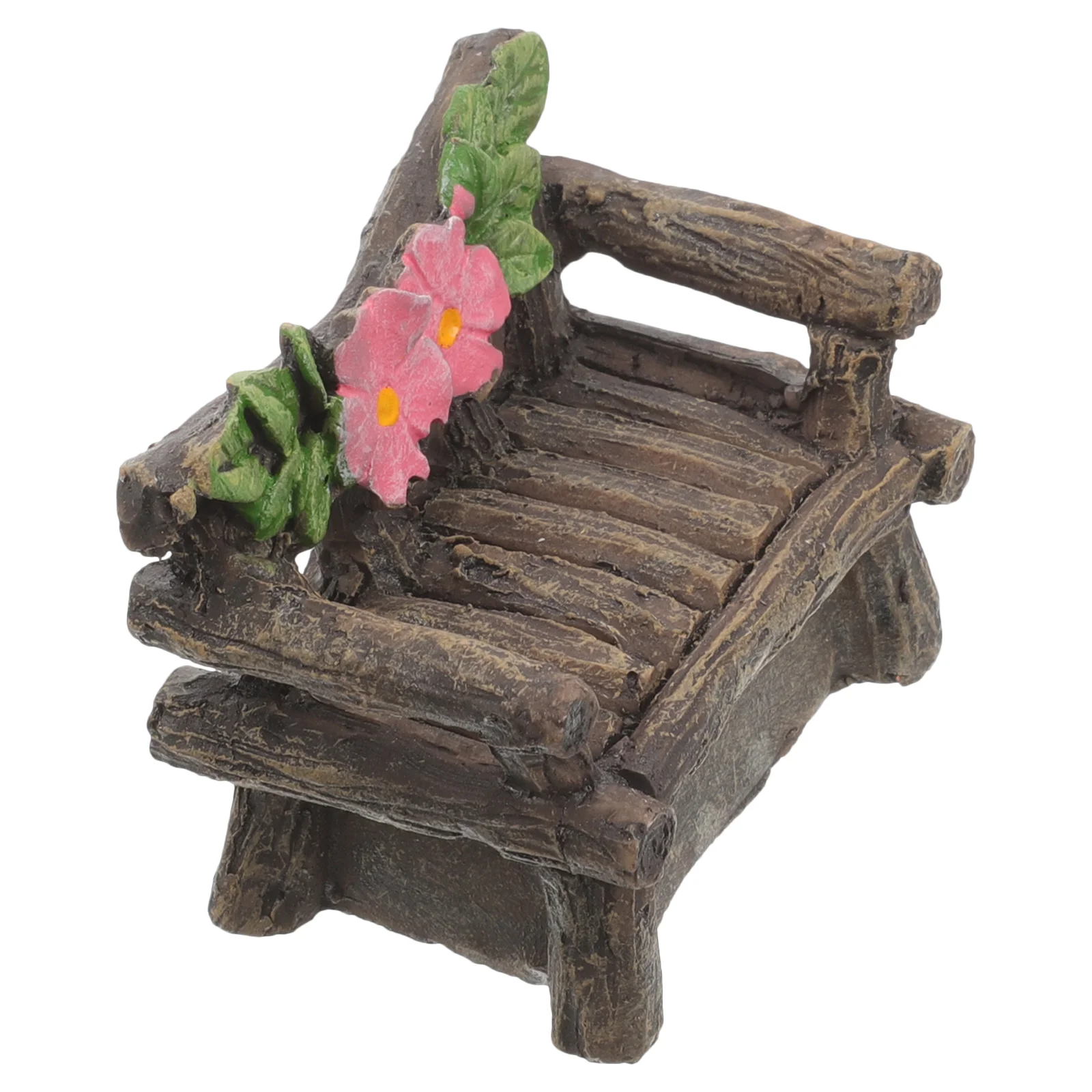 Mini Chair Micro Landscape Ornament Miniature Garden Decoration Resin Chair Decor miniature furniture