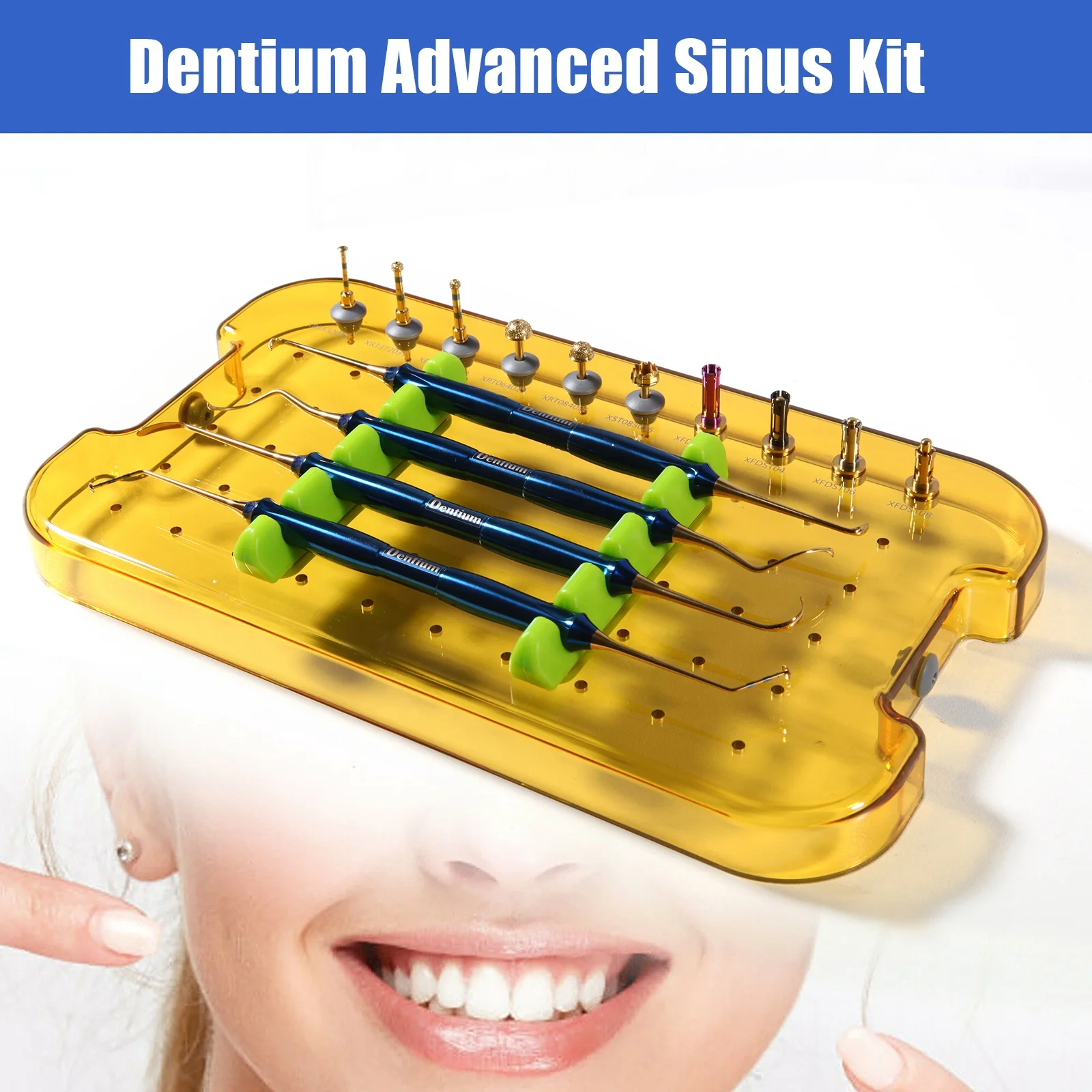 New Arrival! Dental Sinus Lift Kit im plant Drills Stoppers Elevation Instrument &Teeth Model