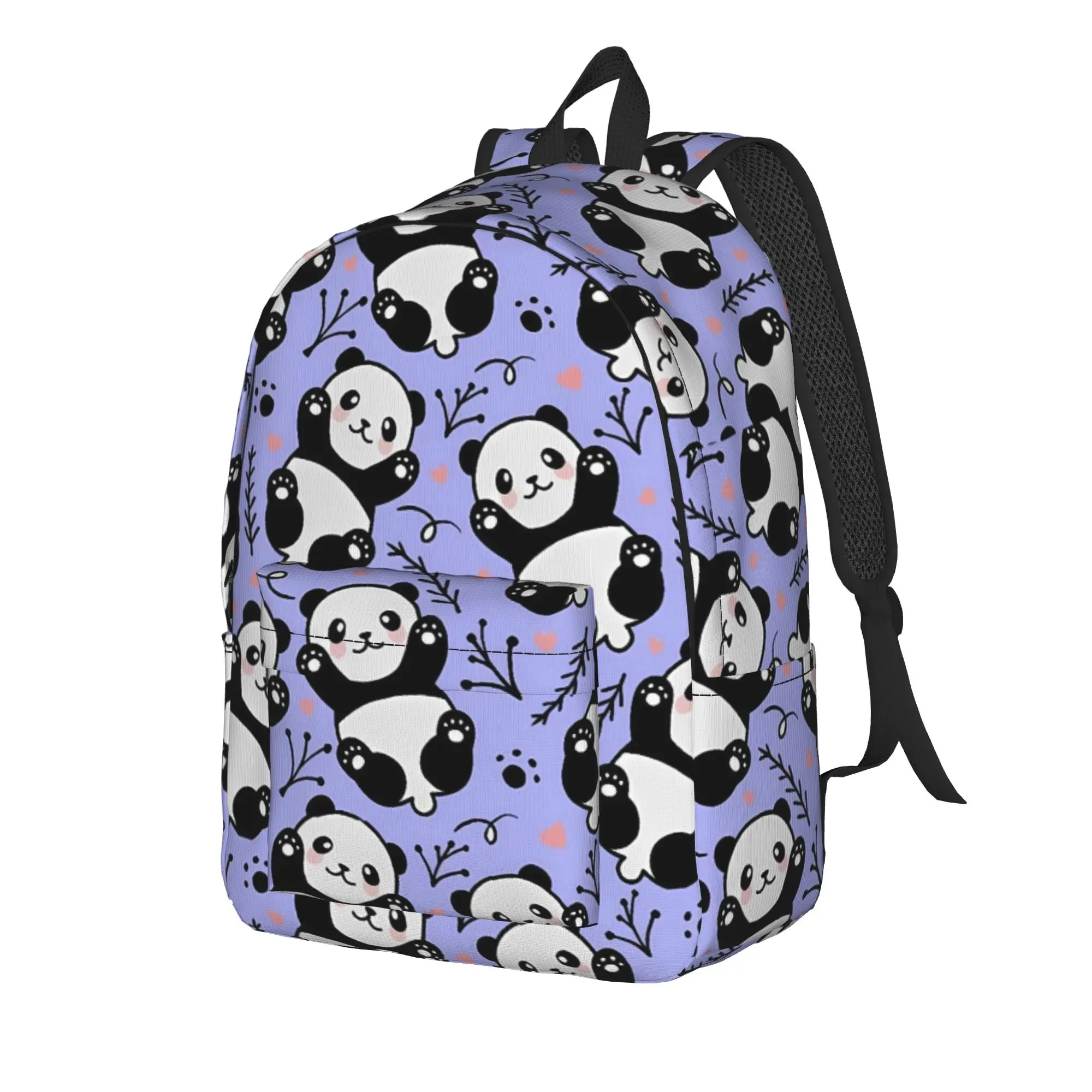 Panda And Bamboo Backpack  Leisure Backpacks Men College Big School Bags High Quality Rucksack