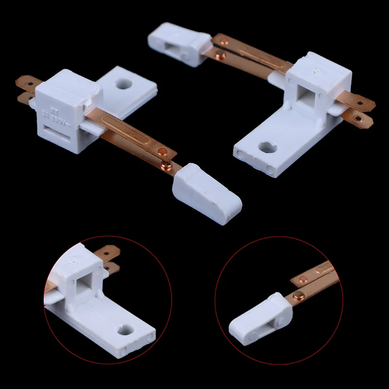 Resorte de contacto para interruptor de lavadora, resorte de puerta de cobre, cubierta de puerta, accesorios, 1 unidad