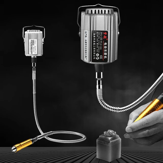 Wiszący młyn z wałem elastycznym 680W/980W elektryczne narzędzia do szlifowania biżuterii narzędzia do polerowania bezstopniowa prędkość kamień drewno szlifierka narzędzie do polerowania