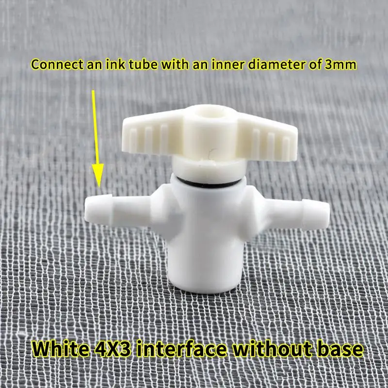 2/8PCS Plastic 2 Way Ink Valve Two Ways For UV Printer Flora Xuli Roland Aifa Ink Tube Switch CISS System Manual Valve