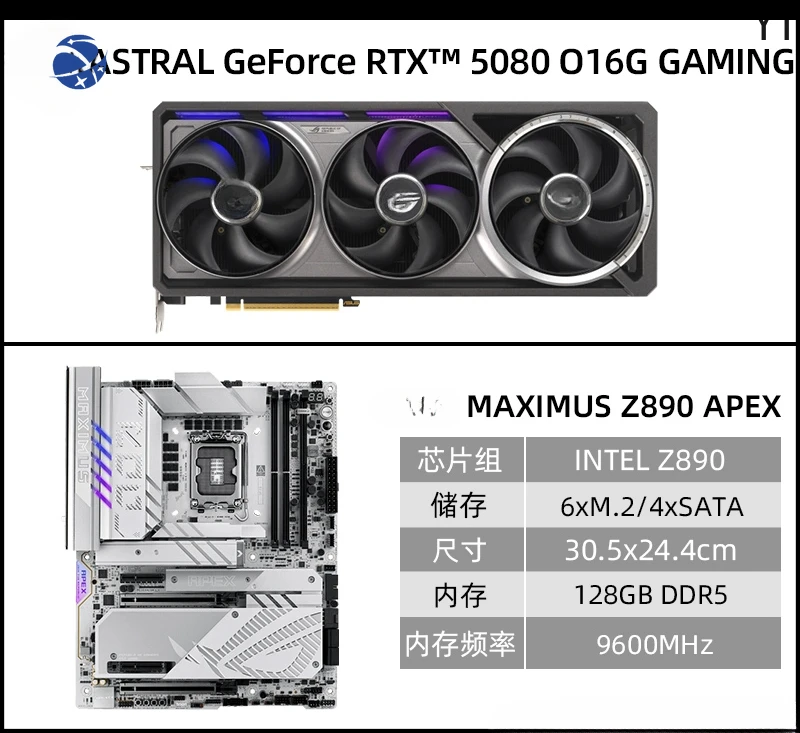 YYHC Esports RTX5080 gaming 16GB graphics card supports 4K display