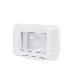 New 3Gang Israel Italy Standard Embedded Waterproof Switch Socket Box ABS Material Frame Adapter Unit Plug-in