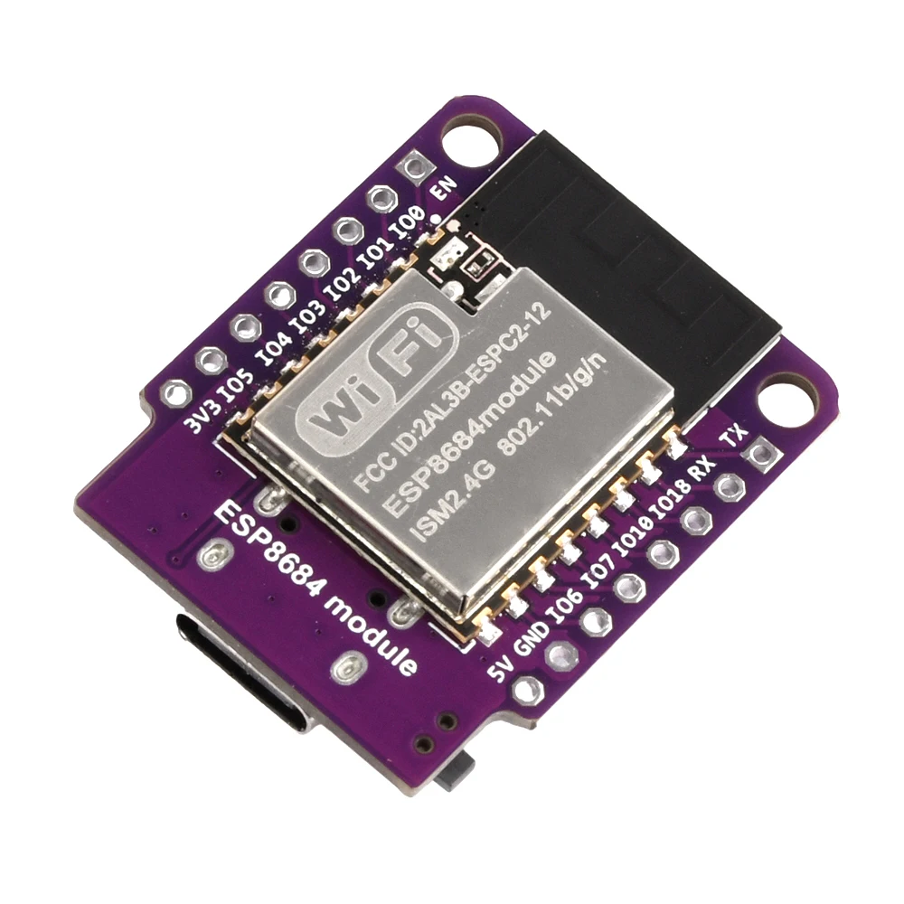 Mini ESP32-C2 Devkit Serial WiFi+Bluetooth ESP8684 Development Board Module onboard ESPC2-12 module for Arduino