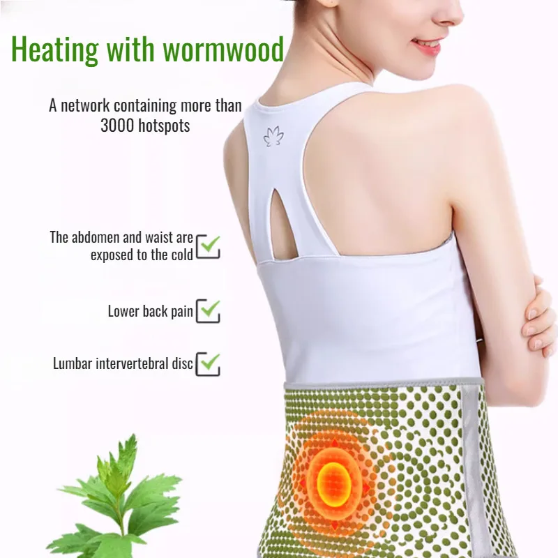 Waist and abdomen Warming Lumbar Belt for Pain Relief Hot compresses for the lower back to protect the belly and prevent cold