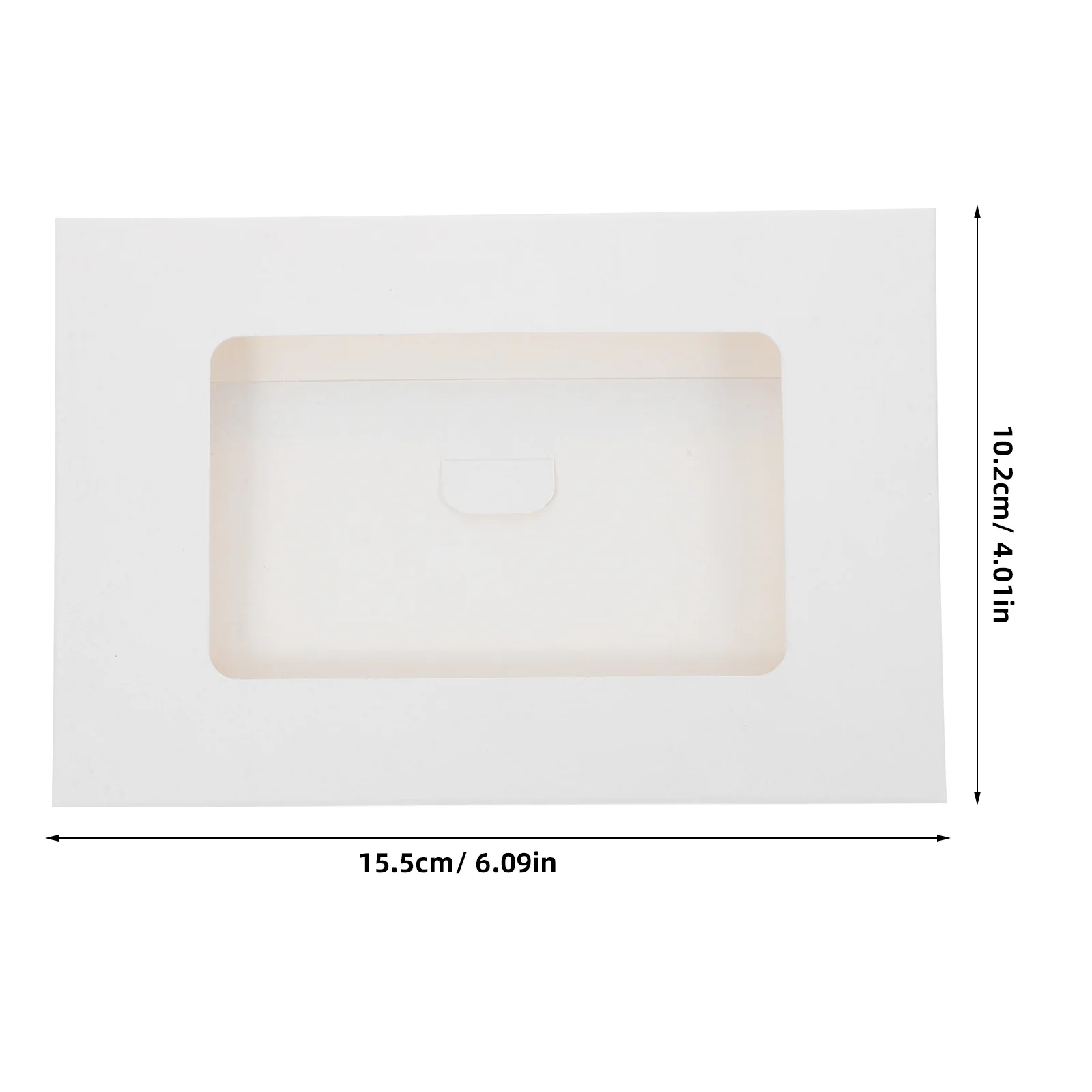 30Pcs Paper Photo Frames Postcard Boxes DIY Full Window Envelopes Craft Picture Frames for Gifting Family Sharing