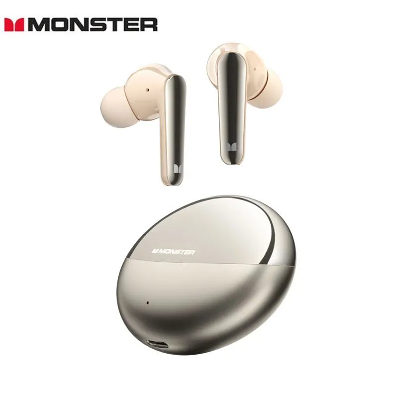 Monster N-Lite 203 AirLinks Wireless Bluetooth 5.3 Waterproof HIFI Music Call Noise Reduction High-end Running Headphones