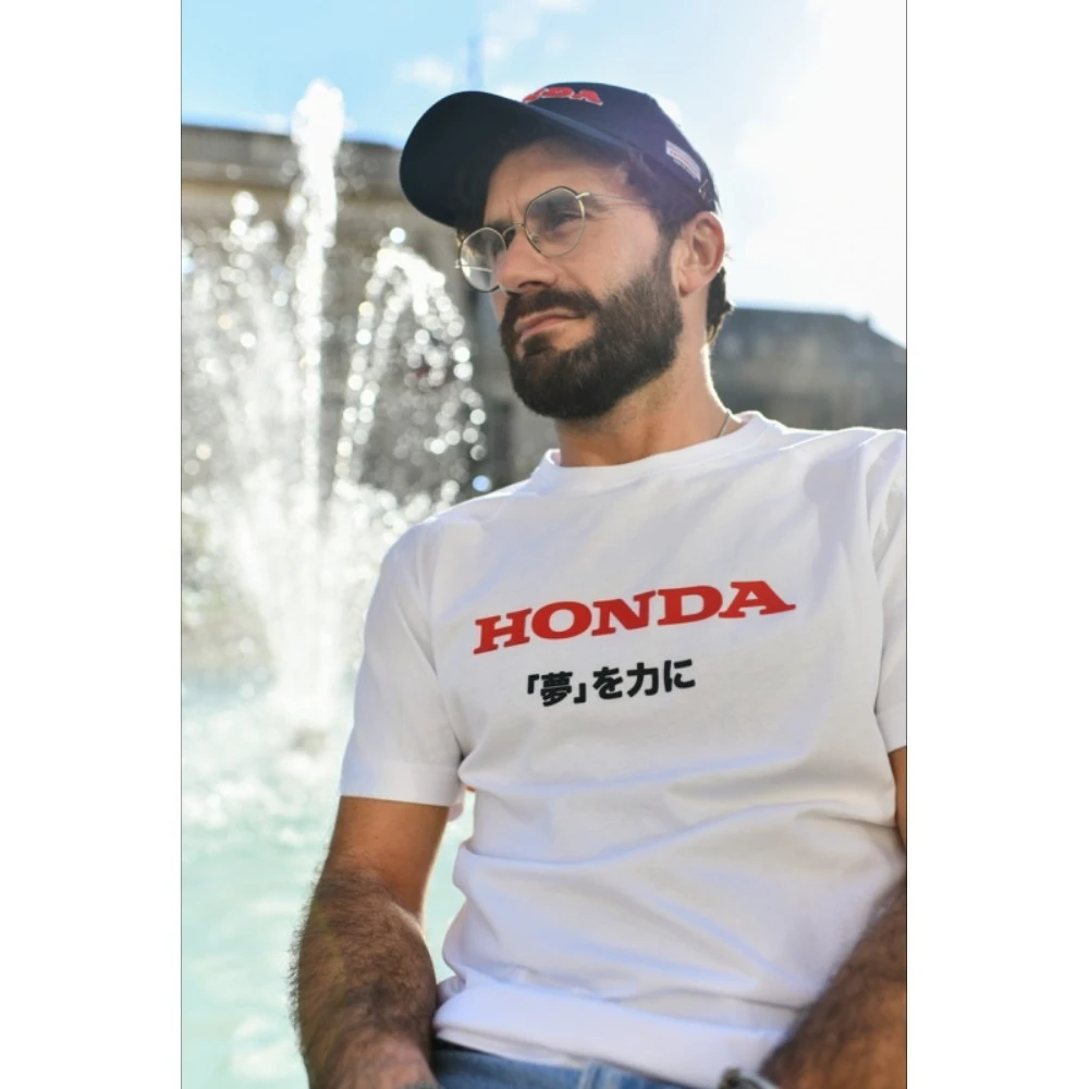 

Honda Men's and Women's T-shirt Summer Cotton Short-sleeved Shirts Spring and Autumn Dream Honda Motorcycle Off-road Casual Top