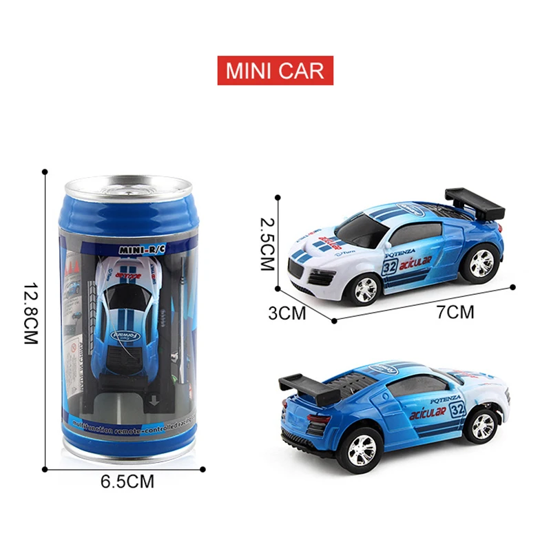 Fun Can Shaped Remote Control Car Boys Mini Can Remote Control Car Toys Indoor Children Toys Festival Christmas Birthday Gift