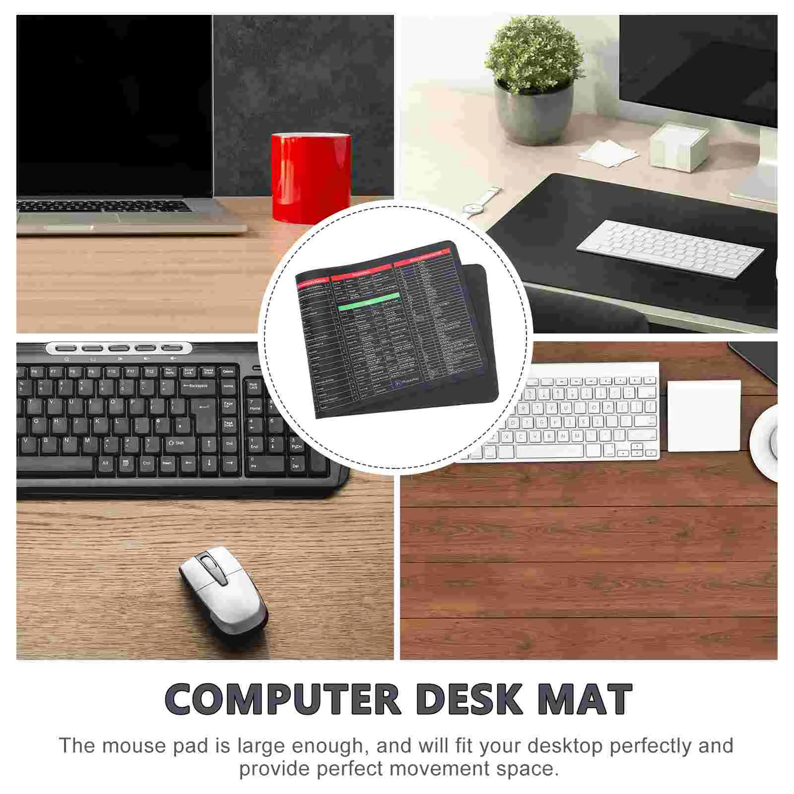Mouse Mat Anti-slip Keyboard Pad Non-slip Large for Desk Desktop Stuff Accessories Office